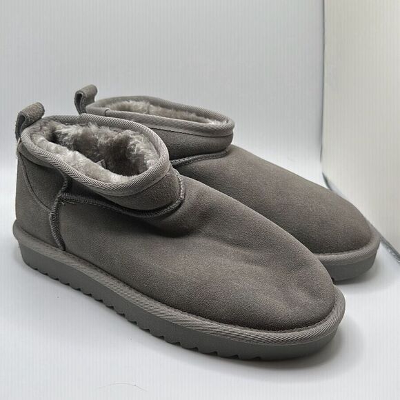 CUSHIONAIRE Women's pull on boot 7.5 GRAY - Picture 1 of 7